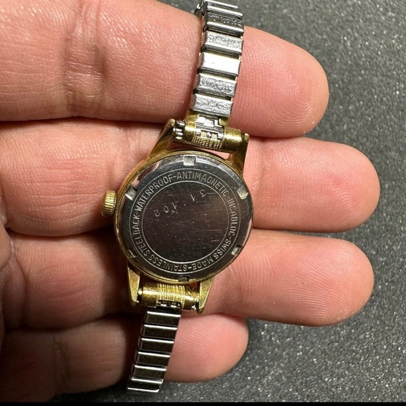 Vintage Zitura Ladies Watch 17 Rubis Incabloc Swiss Made Mechanical Wind Working - Picture 6 of 8